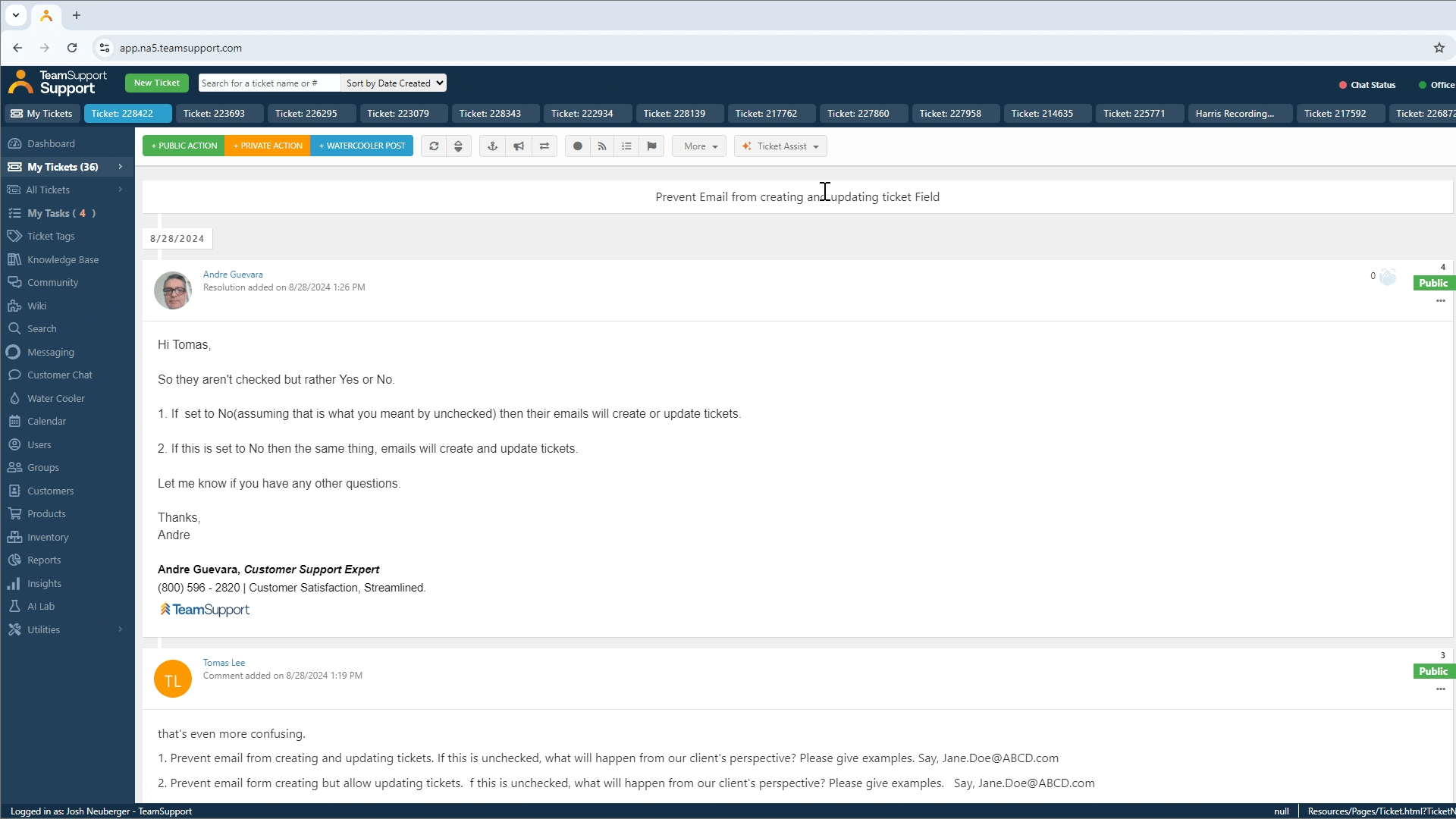 TeamSupport - Support ticket software